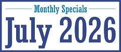 Monthly Specials - July 2026 titles